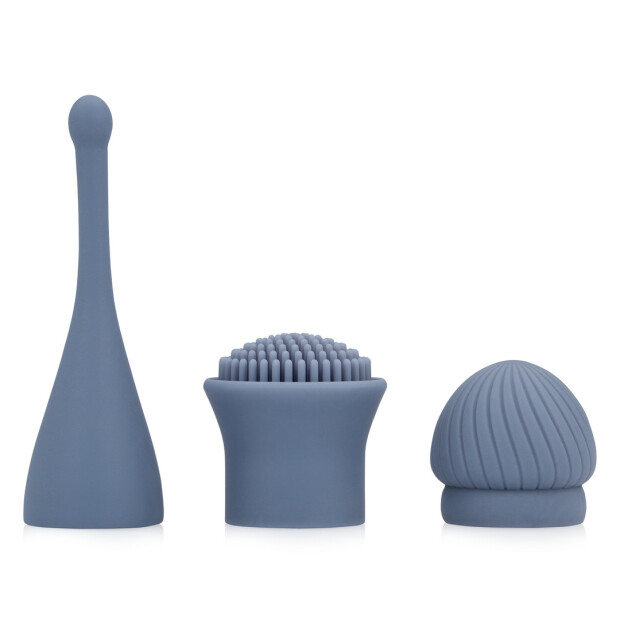 Loveline The Thrill 10 Speed Interchangeable Vibrator Blue