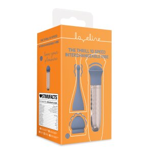 Loveline The Thrill Vibrator Blau 11,5 cm