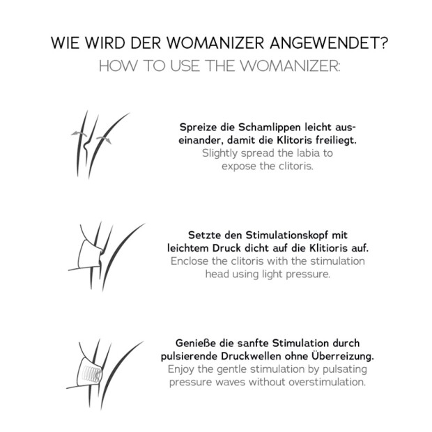 Womanizer Enhance Druckwellen Vibrator Lila 15,8 cm