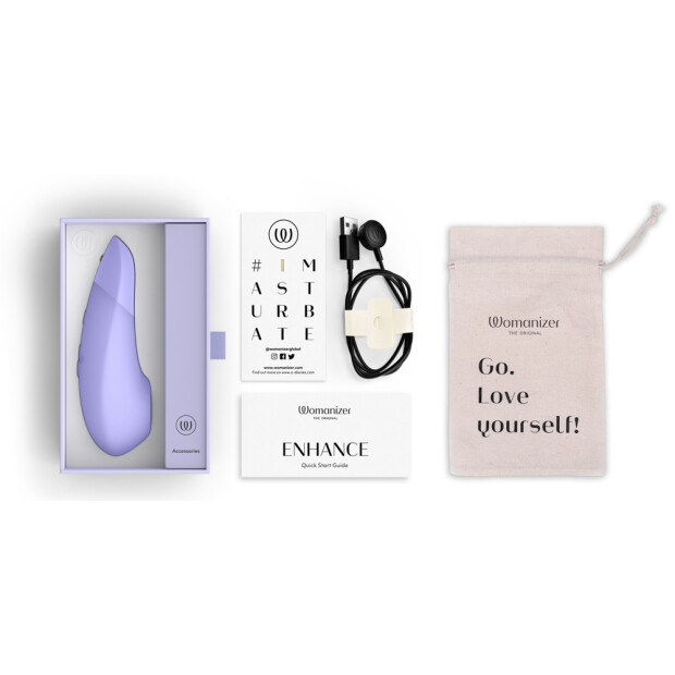 Womanizer Enhance Druckwellen Vibrator Lila 15,8 cm