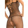 Criss-Cross Backstrap Bodystocking Black Onesize - Queensize
