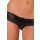 Rene Rofe Lingerie Crotchless Lace Boyshort Black S/M - M/L