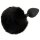 You2Toys Fluffy Tail Black Medium Analplug Schwarz ⌀ 3,5 cm