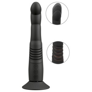 You2Toys CC G and P-Spot Thrusting Vibrator Schwarz