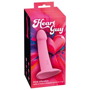 You2Toys Heart Guy Pink Vibrator Pink 19 cm