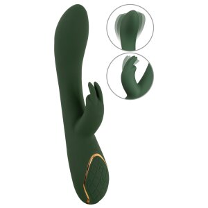 You2Toys Luxurious Rabbit Vibrator Grün 23 cm