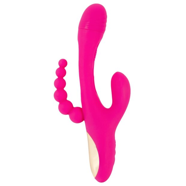 You2Toys Smile Triple Vibe Vibrator Pink 24,4 cm ⌀ 3,6 cm