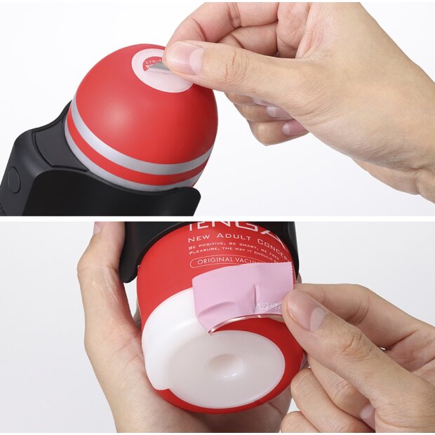 TENGA Cup Vibrator Limited Set Masturbator Rot
