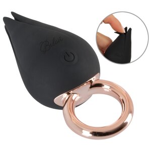 Belou Finger-Vibrator mit 7 Vibrationsmodi 9 cm Schwarz