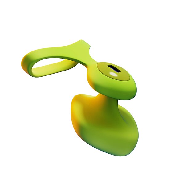 Dame Fin 2.0 Finger Vibrator Citrus