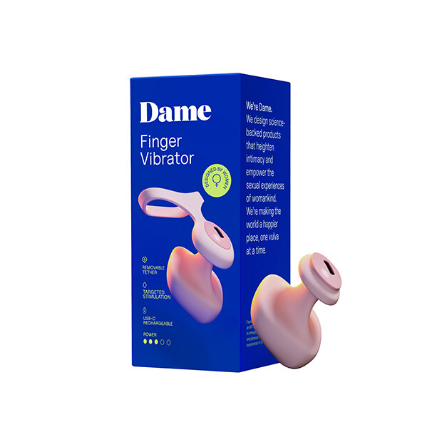 Dame Fin 2.0 Finger Vibrator Quartz