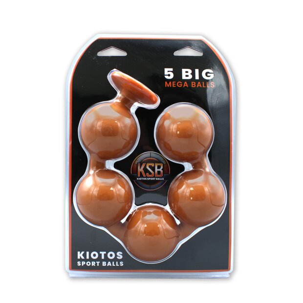 Kiotos 5 Big Mega Balls Analkugeln Orange 50 cm ⌀ 8 cm