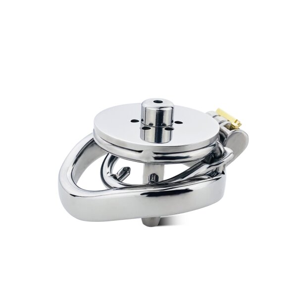 Kiotos Dispositif de Chasteté Plat avec Ceinture Argenté