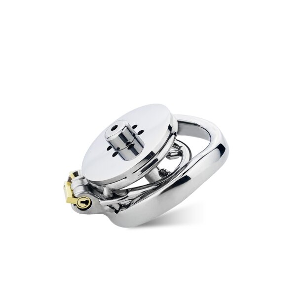 Kiotos Dispositif de Chasteté Plat avec Ceinture Argenté