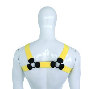 Kiotos Elastic Chest Harness S/M Yellow 86–110 cm