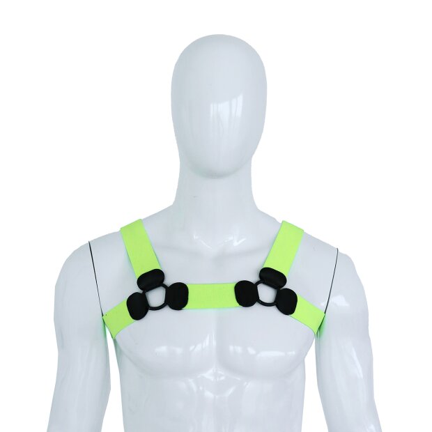 Kiotos Harnais de Poitrine Élastique S/M Vert 86–110 cm