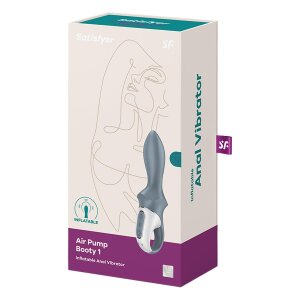 Satisfyer Air Pump Booty 1 Analvibrator Grau ⌀ 1,5 cm