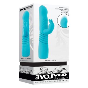 Evolved Bunny Hop Rabbit Vibrator Türkis