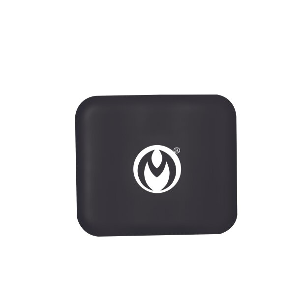 XR Brands Dark Grip Vibrating Nipple Clamps Black