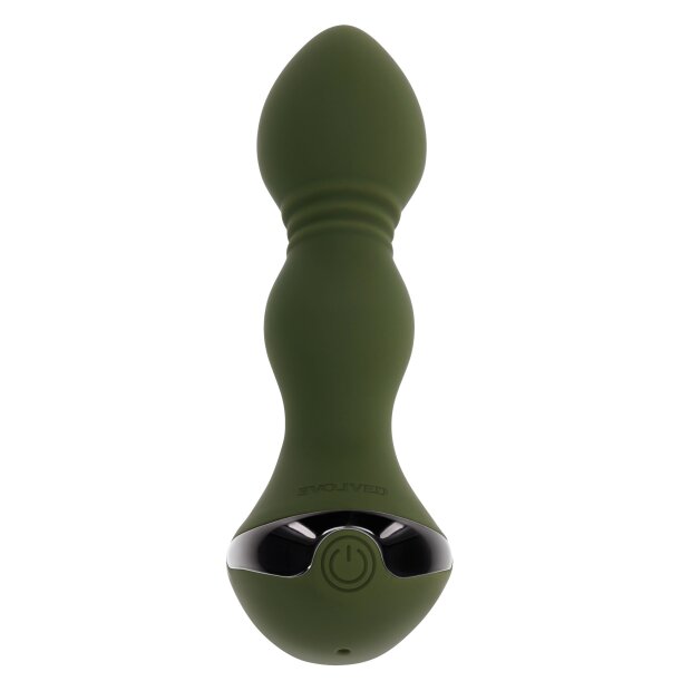 Evolved Lieutenant Vibrating Analplug Grau ⌀ 3,2 cm