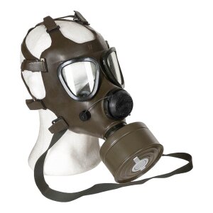 Men Army M85 Gas Mask with Hydration System Schwarz