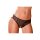 Rene Rofe Lingerie Crotchless Cage Back Boyshort Black S/M - M/L