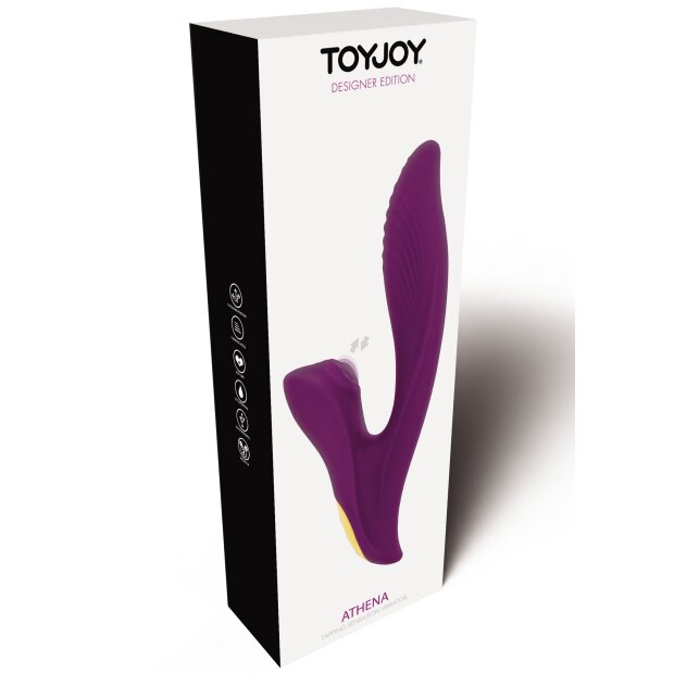 ToyJoy Designer Edition Athena Tapping Sensation Vibe Purple