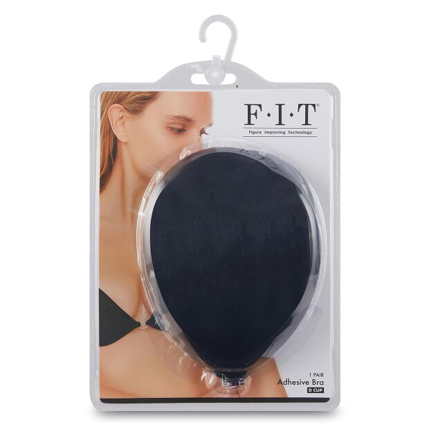 FIT Cloth Adhesive Silikon Bra Black Cup A - D