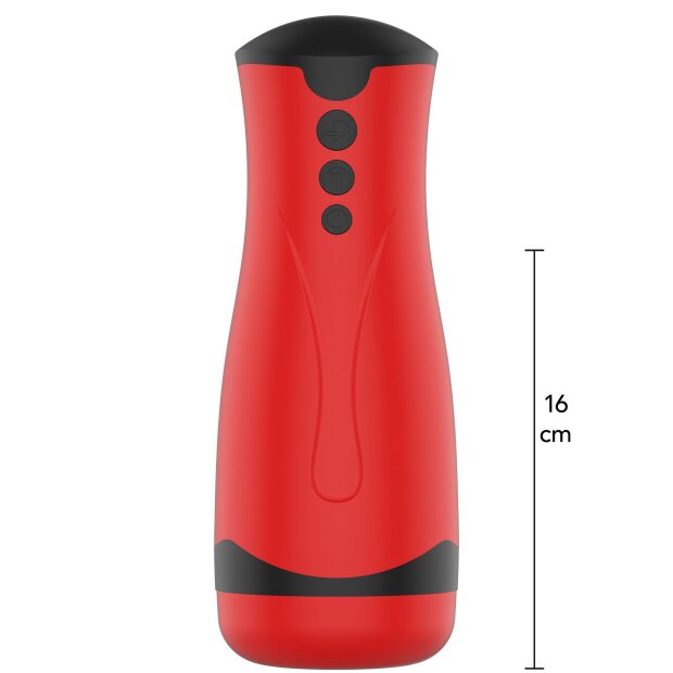 Hidden Desire Fusion X Super Suction Masturbator Red