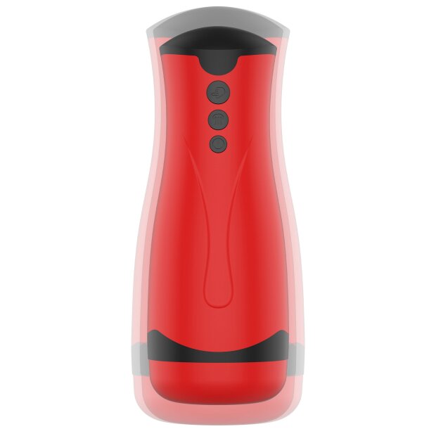 Hidden Desire Fusion X Super Suction Masturbator Red