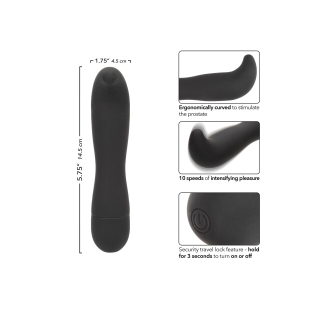 CalExotics Dr. Joel Kaplan Prostate Probe Prostatamassager Schwarz ⌀ 4,5 cm