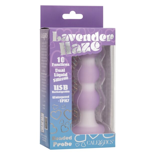 CalExotics Lavender Haze Beaded Probe Analplug Lila ⌀ 3,75 cm
