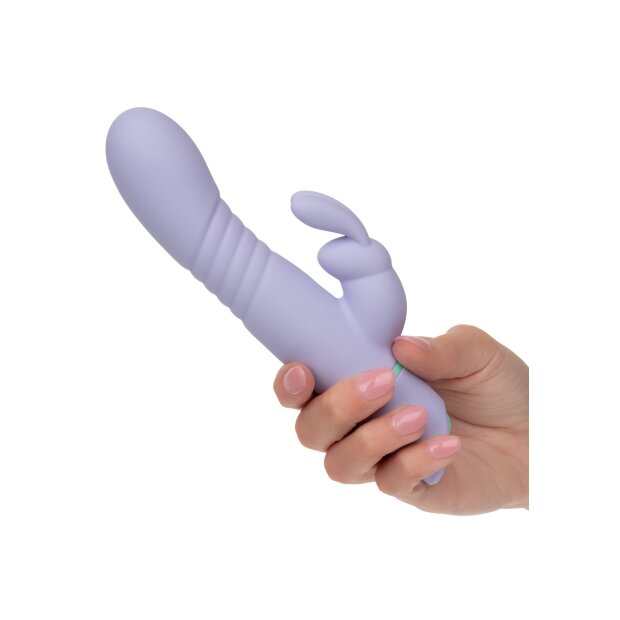 CalExotics Love Bunny Thrusting Bunny Rabbit Vibrator Lila 19 cm