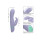 CalExotics Love Bunny Thrusting Bunny Rabbit Vibrator Lila 19 cm