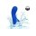 CalExotics Cascade Curve G-Punkt Vibrator Blau 10,75 cm