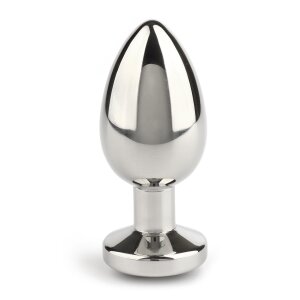 Mr. Steel Jewled Butt Plug Small Black 2,5 cm