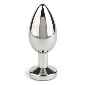 Mr. Steel Jewled Butt Plug Medium Pink 3 cm