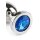 Mr. Steel Jewled Butt Plug Large Blue 3,8 cm