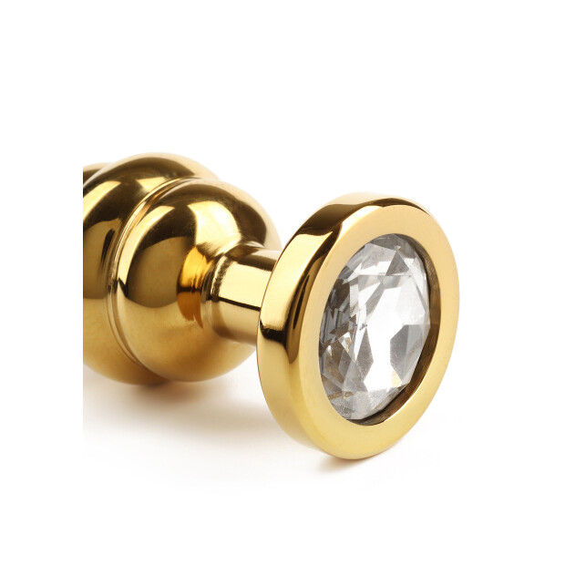 Mr. Steel Twister Butt Plug Small Gold 2,5 cm