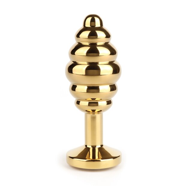 Mr. Steel Twister Butt Plug Large Gold 3,8 cm