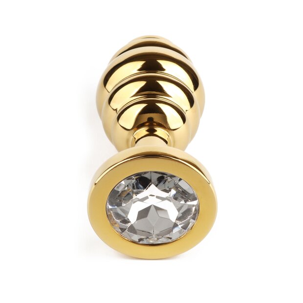 Mr. Steel Twister Butt Plug Large Gold 3,8 cm