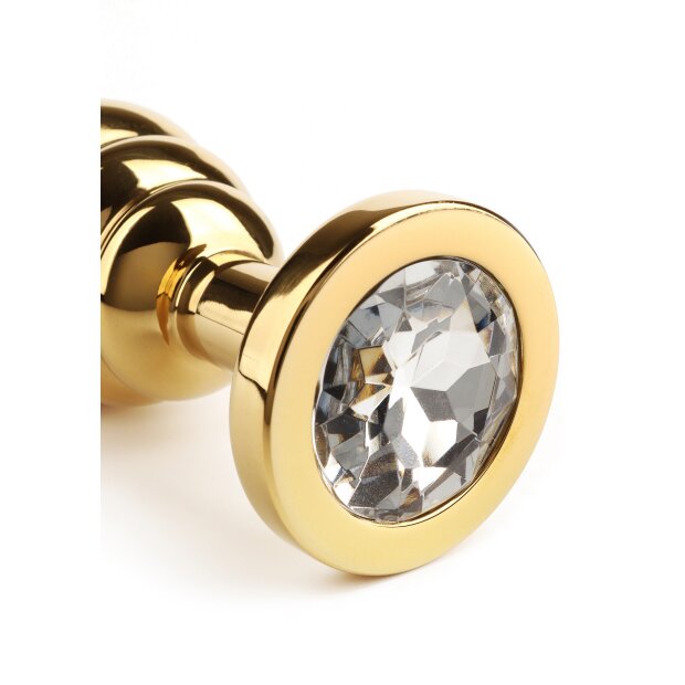 Mr. Steel Twister Butt Plug Large Gold 3,8 cm