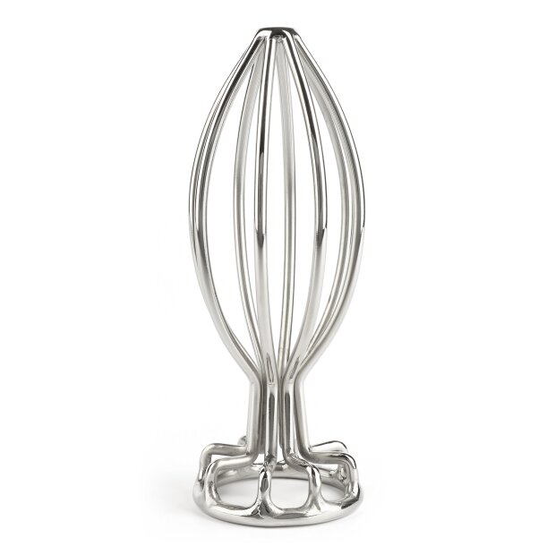 Mr. Steel Round Wire Plug Large Silver