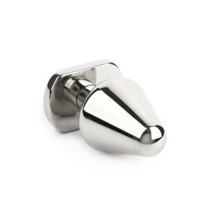 Mr. Steel Heavy Steel Butt Plug Small Silver 3,8 cm