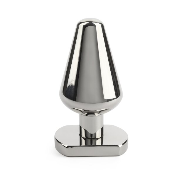 Mr. Steel Heavy Steel Butt Plug Medium Silver 3,8 cm