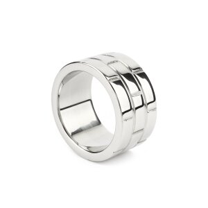 Mr. Steel The Wall C-Ring 40 mm Silver
