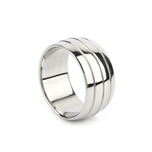 Mr. Steel Oval Barrel C-Ring 55 mm Silver