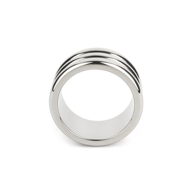 Mr. Steel Elegant Deep C-Ring 40 mm Silver