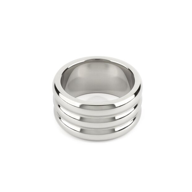 Mr. Steel Elegant Deep C-Ring 40 mm Silver
