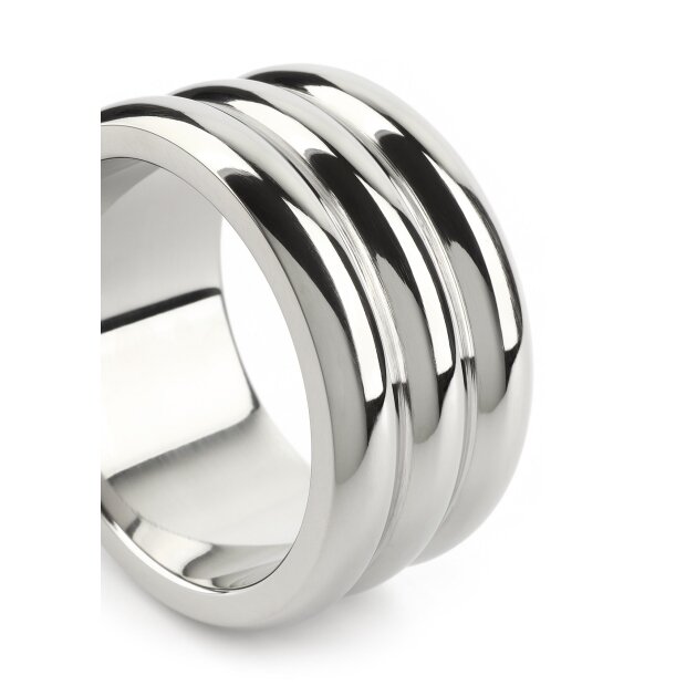 Mr. Steel Elegant Deep C-Ring 40 mm Silver